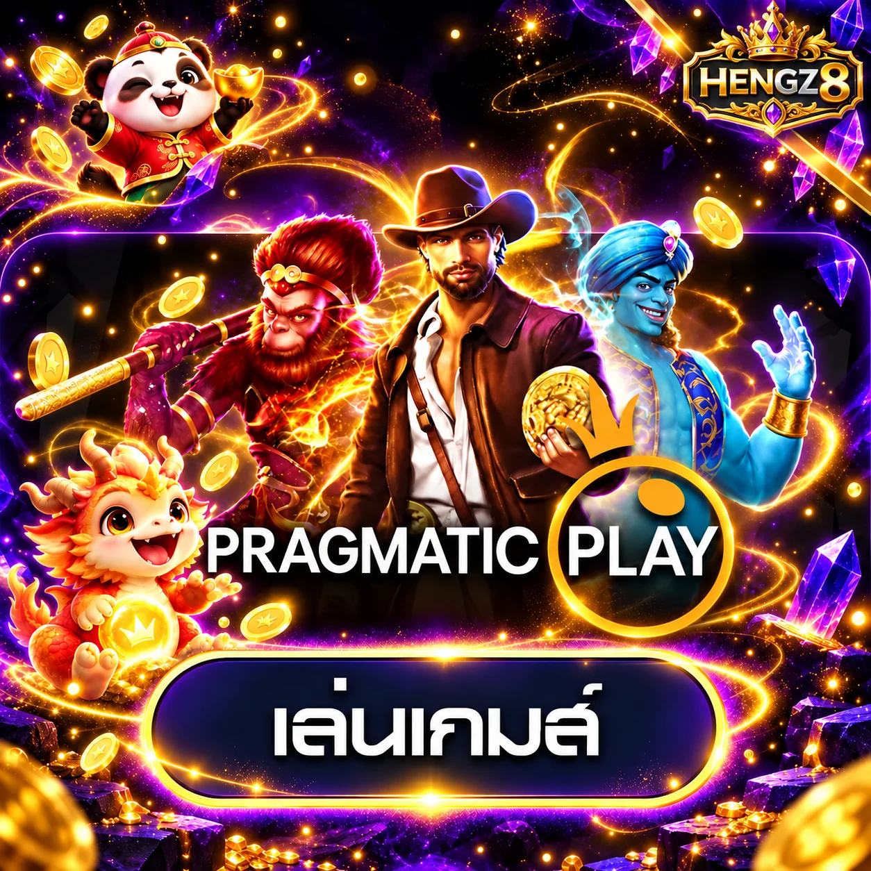 การ์ดทดลองเล่น Pragmatic Play บน HENGZ8